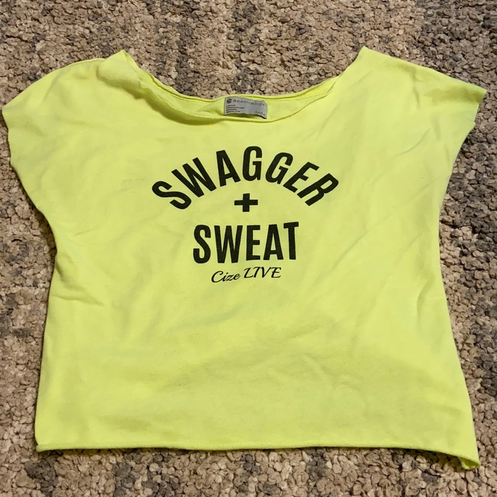 Cize "Swagger + Sweat" Crop Shirt